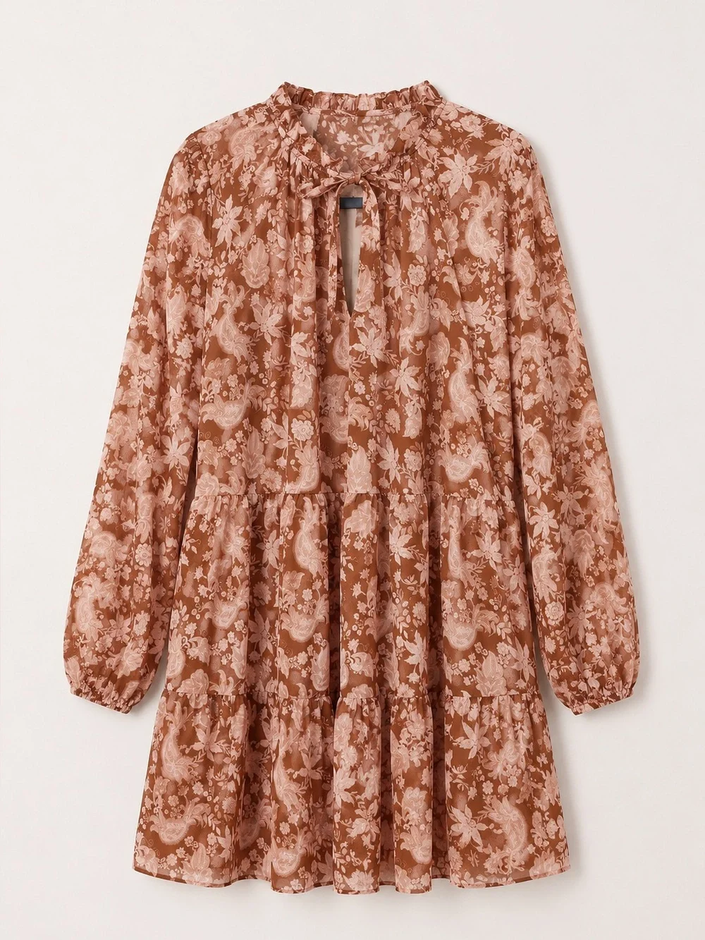 Lark + Grey Floral Dress Large L - Picture 1 of 6